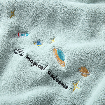 Drap de bain Drap de bain vert clair Drap de bain en molleton corail Drap de visage Drap de bain doux mère et enfant Drap abs